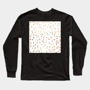 ROSE GOLD CONFETTI Long Sleeve T-Shirt